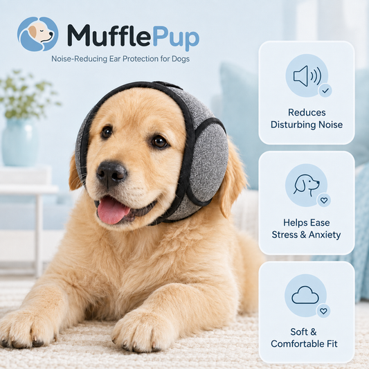 Muffle Pup™Noise Reducing Ear Protection for Dogs